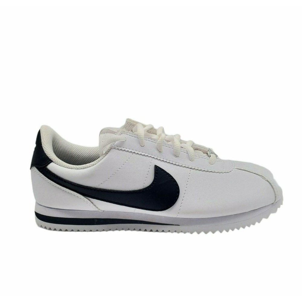 Nike Womens Cortez Basic Lace Up White Black
